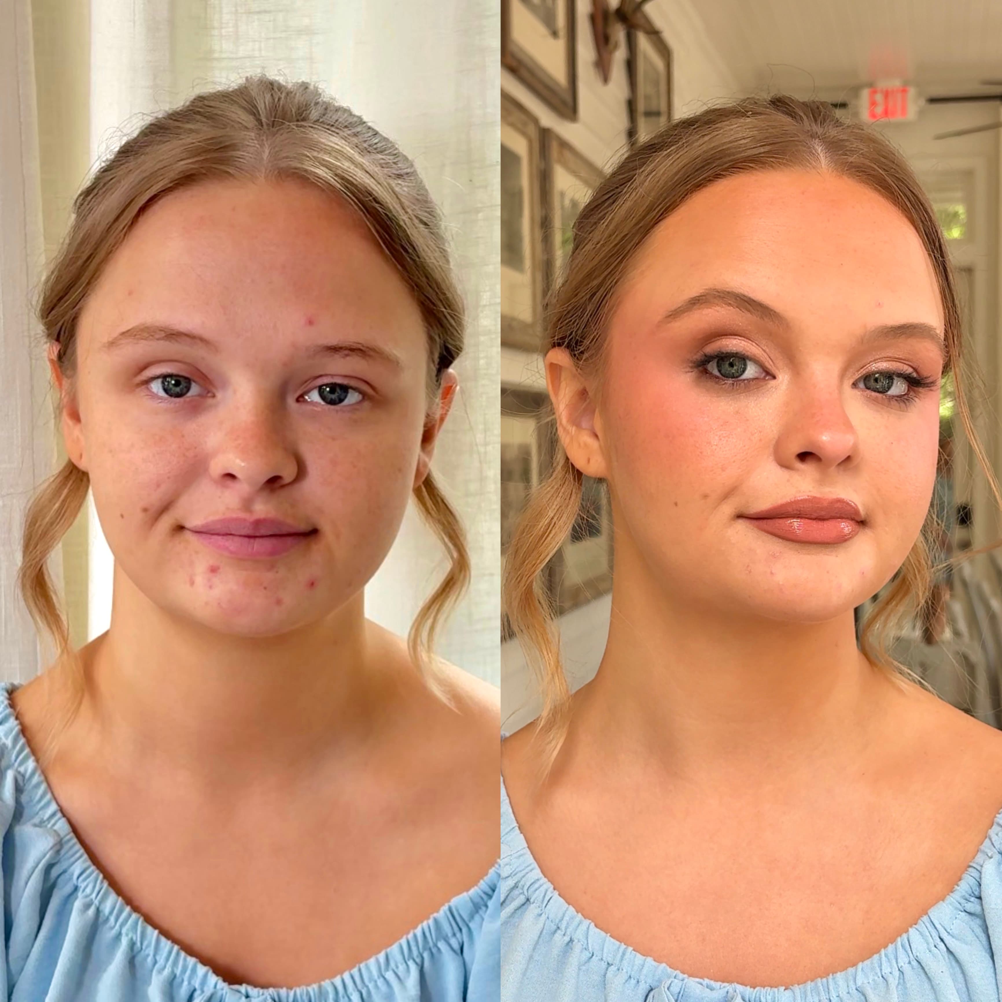 Makeup transformation by TAYlrd Beauty — before and after, look 2