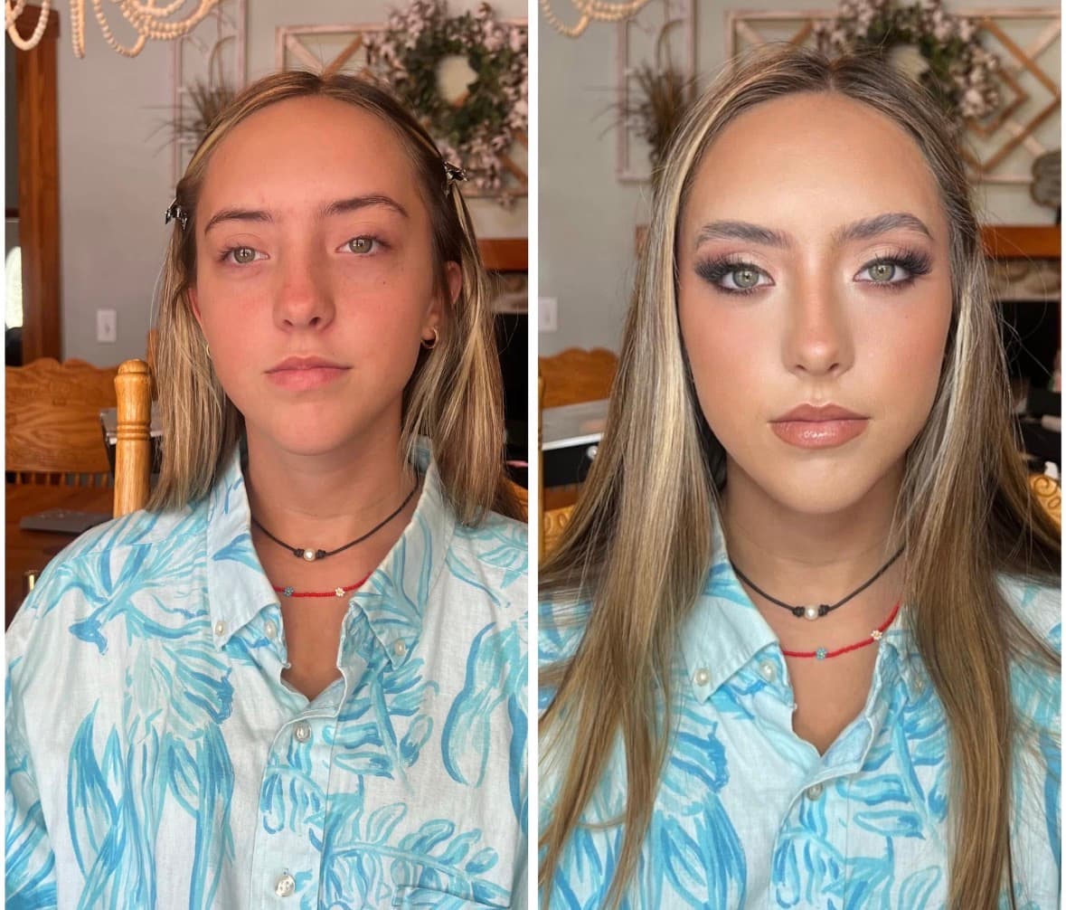 Makeup transformation by TAYlrd Beauty — before and after, look 6