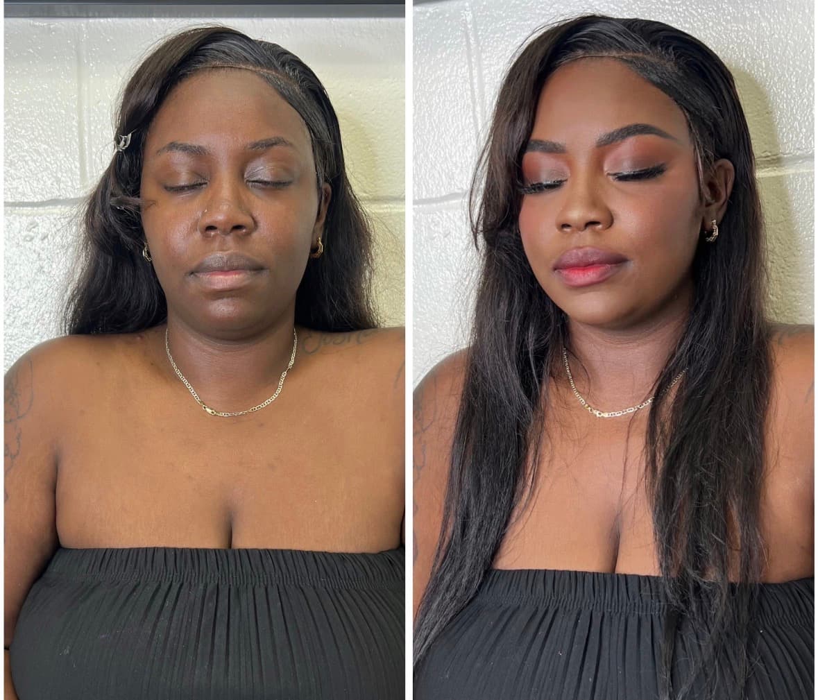 Makeup transformation by TAYlrd Beauty — before and after, look 4
